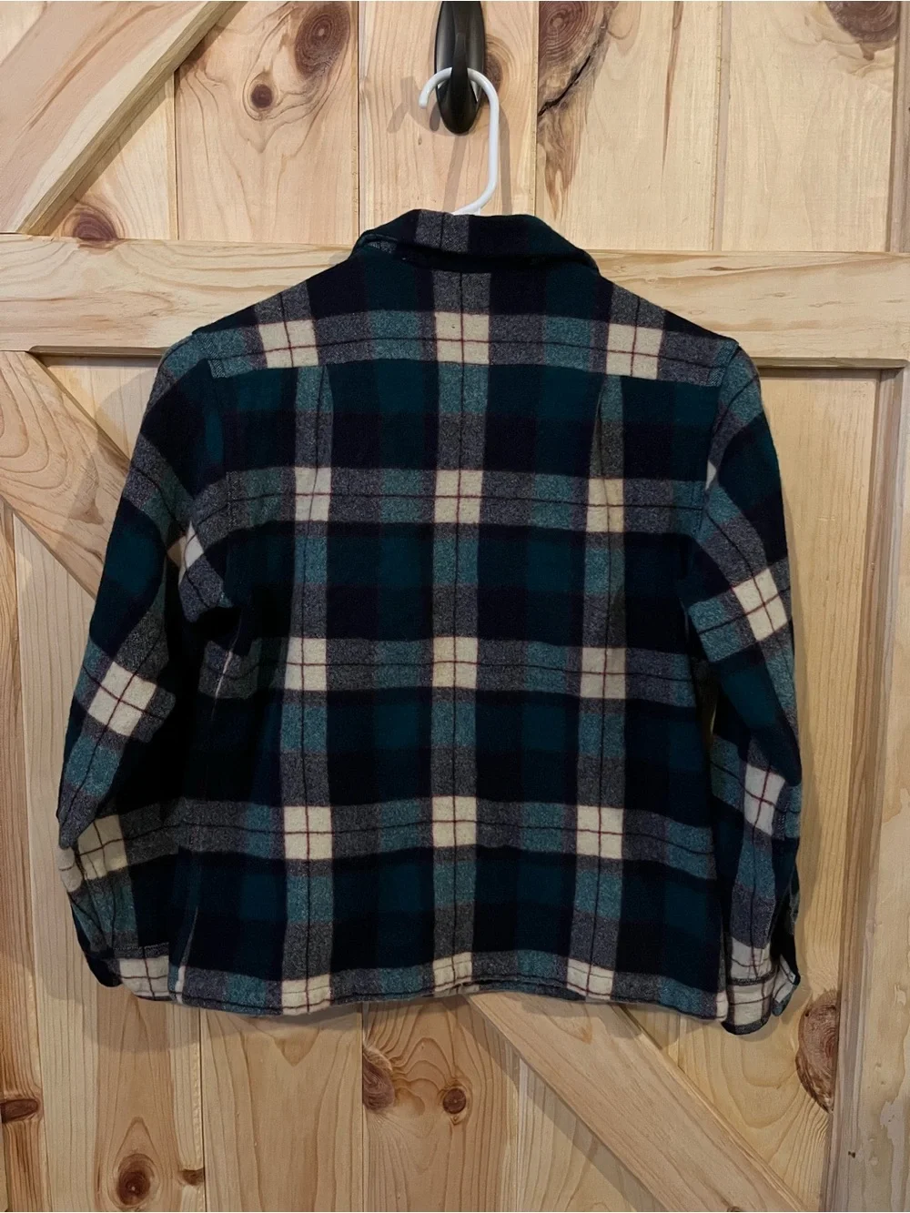 Virgin Wool Button Down Jacket